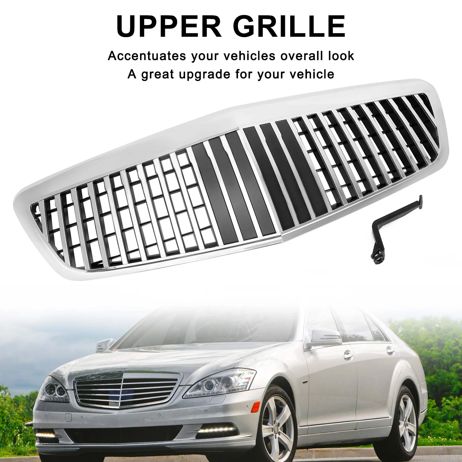2010-2013 Benz W221 S-Class S400 S450 S550 S600 S65 S63 MayBach style Front Grille Grill 22188000837712