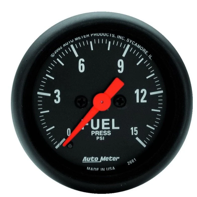 Autometer 2 1/16in 0-15 PSI Fuel Pressure Gauge Digital Stepper Motor Z Series