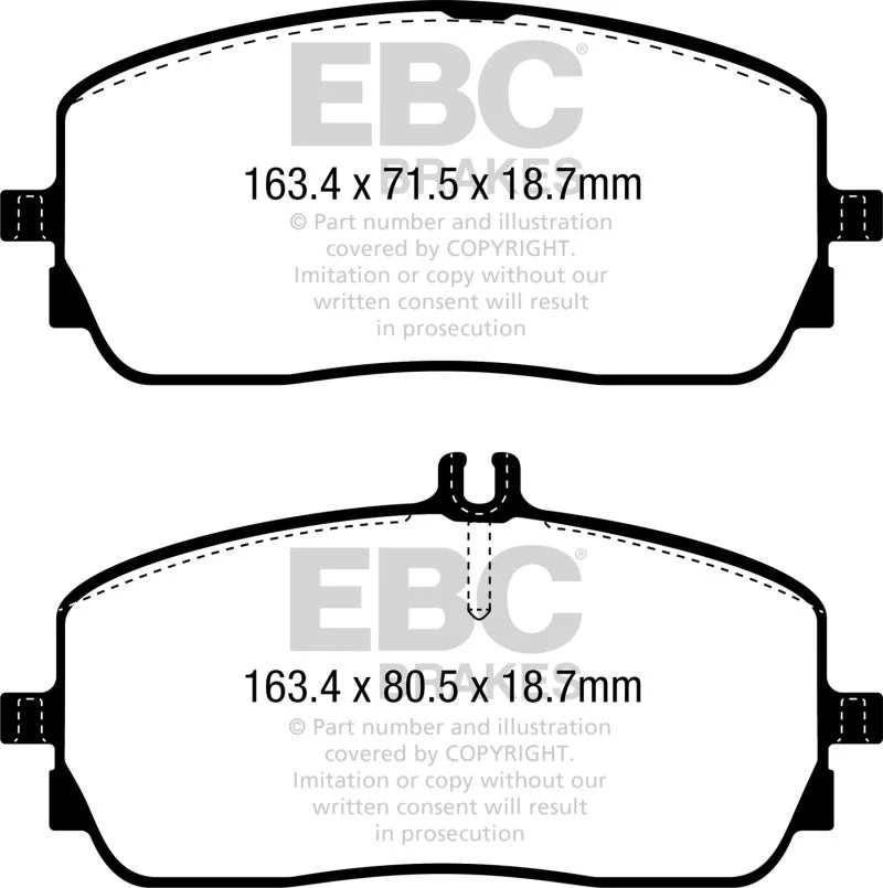 EBC - Front Yellowstuff Pad PN DP42390R