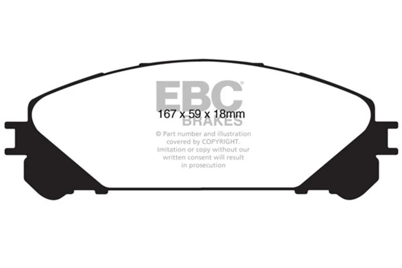 EBC - Front Greenstuff Pad PN DP61837