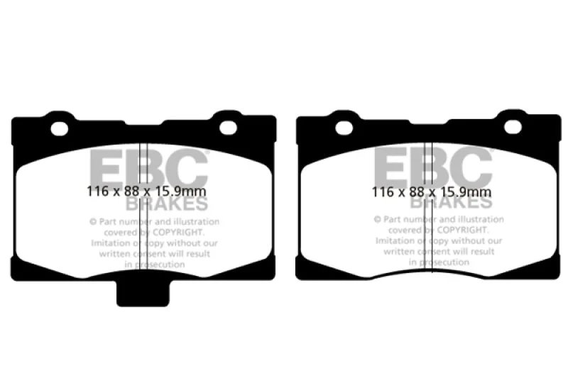 EBC - Front Yellowstuff Pad PN DP41735R