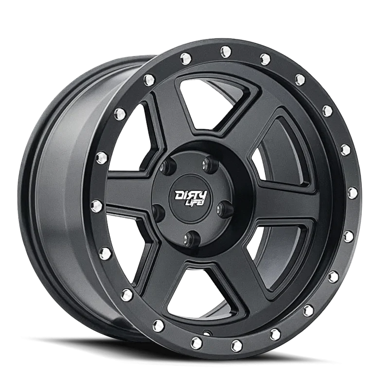 Dirty Life Compound 9315 20x9 / 6-135 BP / -12mm Offset / 87.1mm Hub Matte Black Wheel