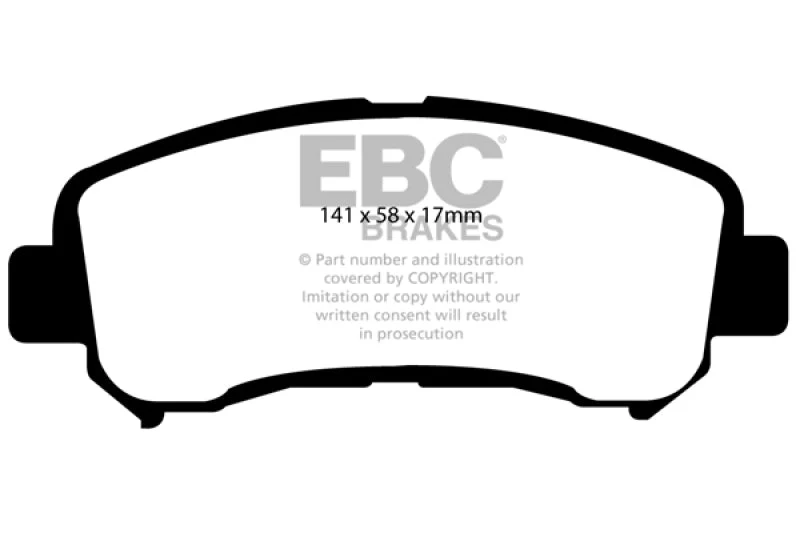EBC - Front Yellowstuff Pad PN DP41954R