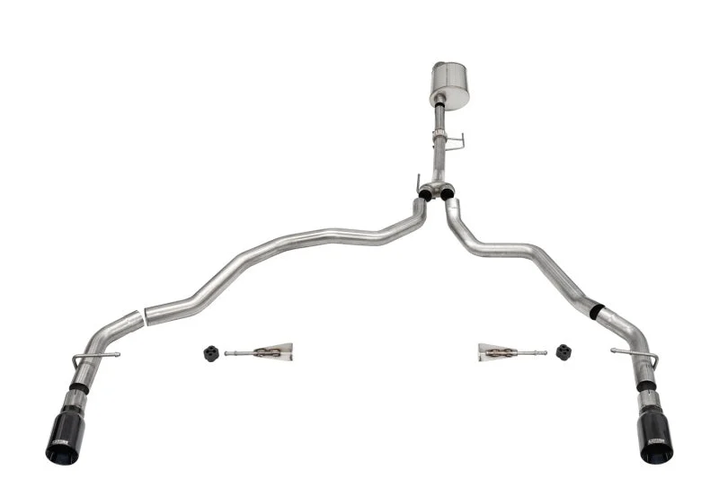 Corsa 2021-2025 Ford F-150 Regular Cab/ 8in Bed 3.5L V6 Sport Cat-Back Dual Rear Exit-