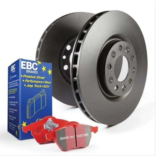 EBC | Rear Redstuff Pad and Plain Rotor Kit | PN: S12KR1341