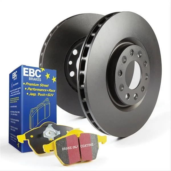 EBC | Front Yellowstuff Pad and Plain Vented Rotor Kit | PN: S13KF1191