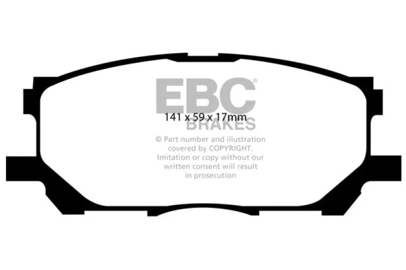 EBC - Front Greenstuff Pad PN DP61681