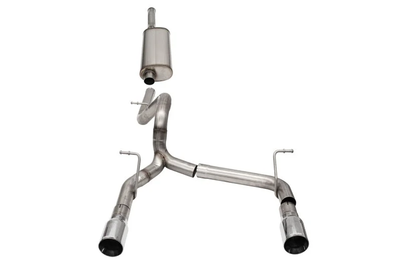 Corsa 2018-2025 Jeep Wrangler JLU 3.6L 2.75in Sport Cat-Back Exhaust w/ 4in Tips