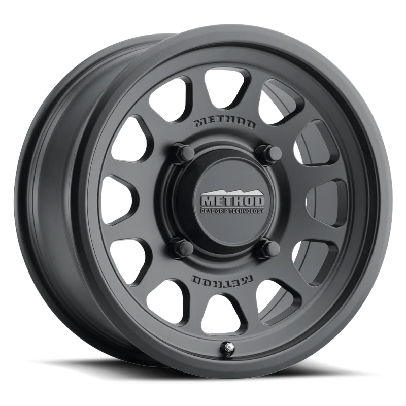 Method MR414 Bead Grip 15x7.0 +38mm Offset 6x139.7 BP 78.30mm CB Matte Black Wheel