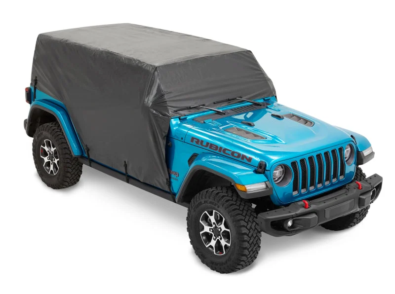 Bestop 07-18 Jeep Wrangler JK / 18-26 JL 4-Door All Weather Trail Cover (Black Hard Top)