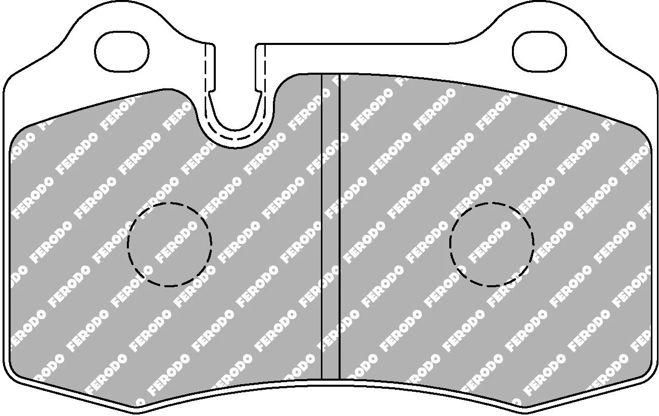Ferodo FCP1348W DS1.11 Camaro Z28, ZL1 & 1LE Rear Brake Pads
