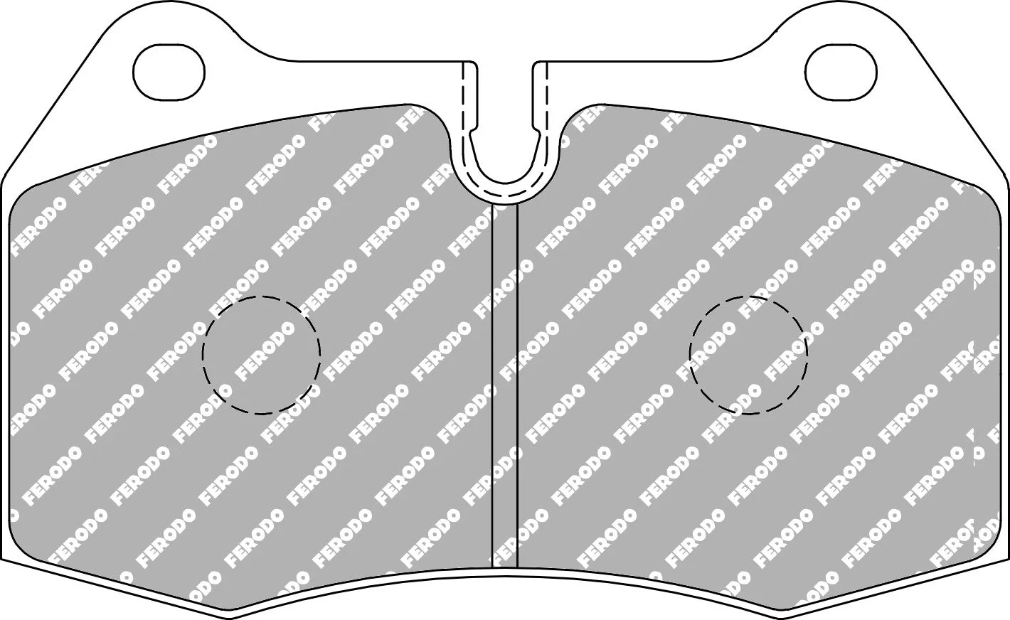 Ferodo FCP1561W DS1.11 Nissan 350Z with Brembo Front Brake Pads