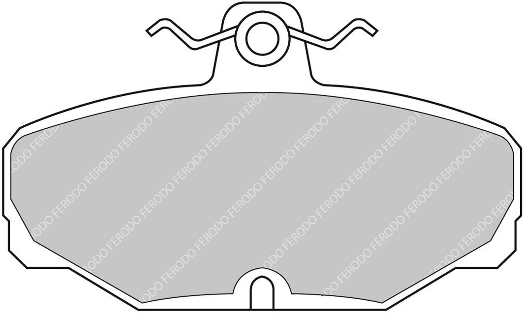 Ferodo FCP408H DS2500 Lotus Super 7 Rear Brake Pads