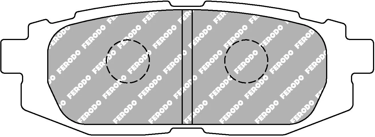 Ferodo FCP4187W DS1.11 Scion FR-S, Subaru BR-Z & GT86 Rear Brake Pads