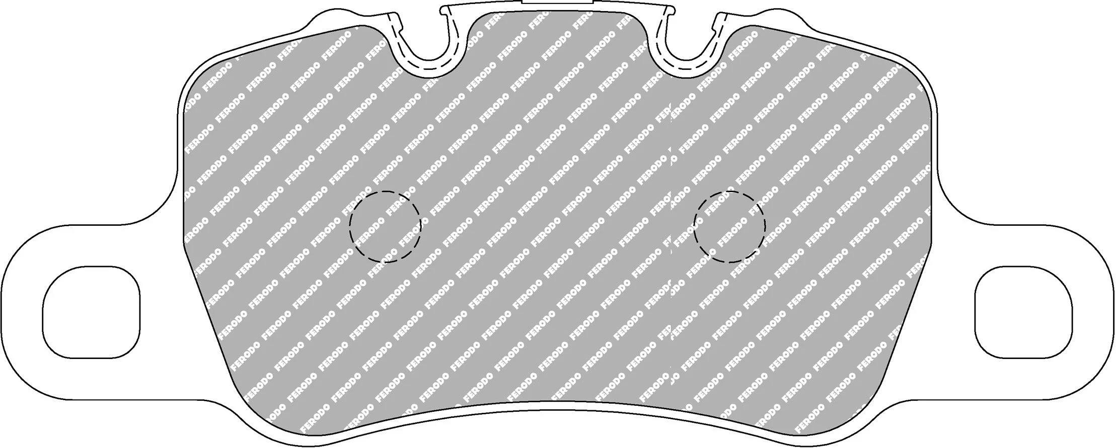Ferodo FCP4665Z DSUNO Porsche 991 GT3, Turbo & 981 GT4 Rear Brake Pads