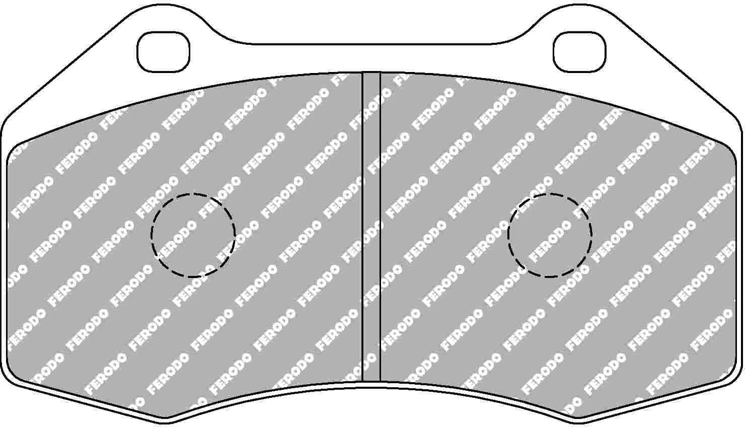 Ferodo FCP4821H DS2500 MX-5 (ND) w/ Brembo Front Brake Pads