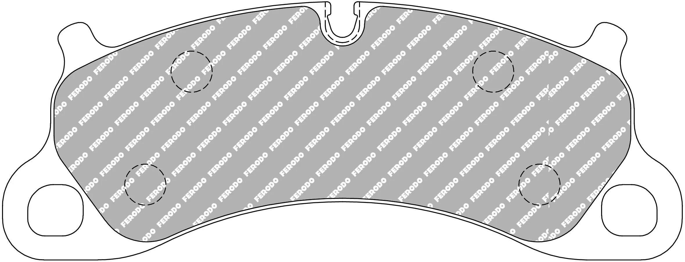 Ferodo FCP4955W DS1.11 Porsche 991.1 C2S, C4S & GTS Front Brake Pads