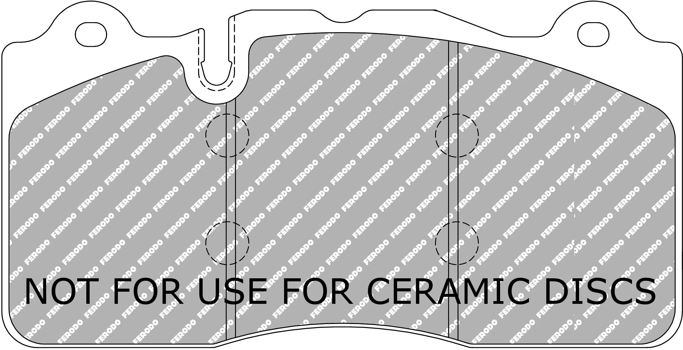 Ferodo FCP5030W DS1.11 Camaro G6 Z28, ZL1 & ZL1-1LE Front Brake Pads