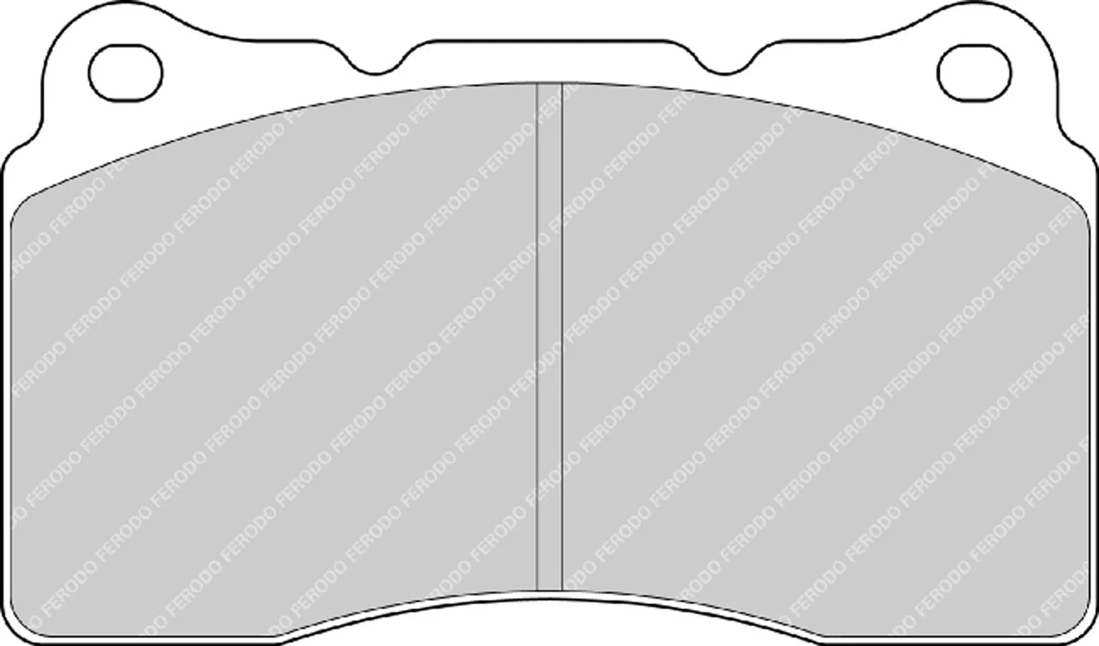 Ferodo FRP3067R DS3000 GM, Mustang, and Viper Brembo Brake Pads