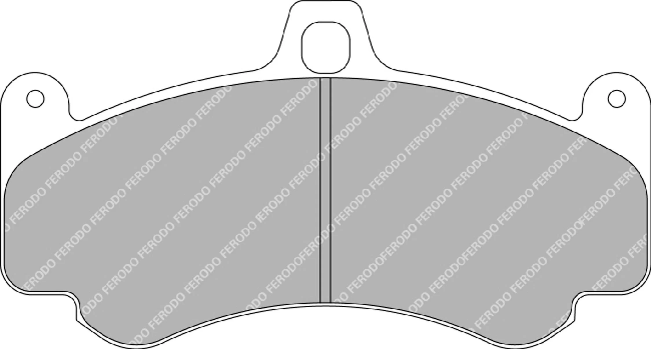 Ferodo FRP3075W DS1.11 Porsche 997 GT2, GT3, GT2 RS, GT3 RS & Turbo Brake Pads