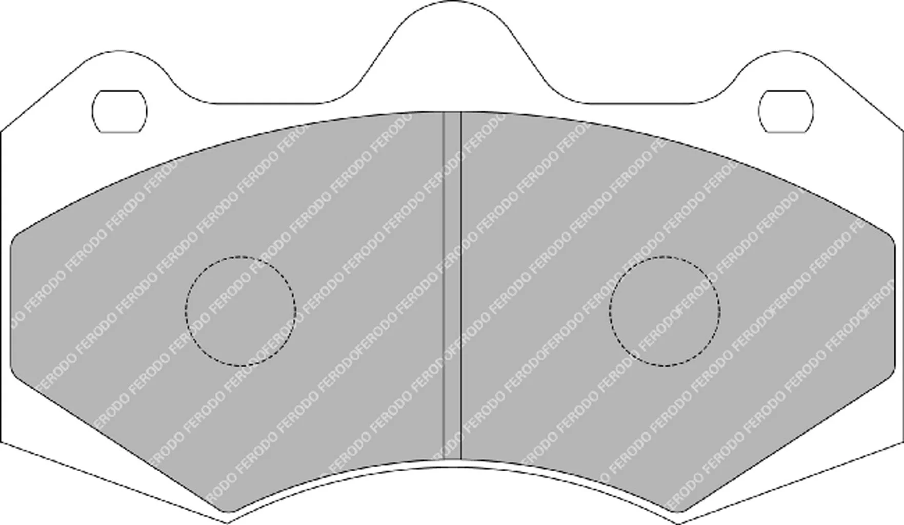 Ferodo FRP3084G DS3.12 McLaren 570S, 600LT, 650S, AP CP7040 & CP9040 Caliper Brake Pads