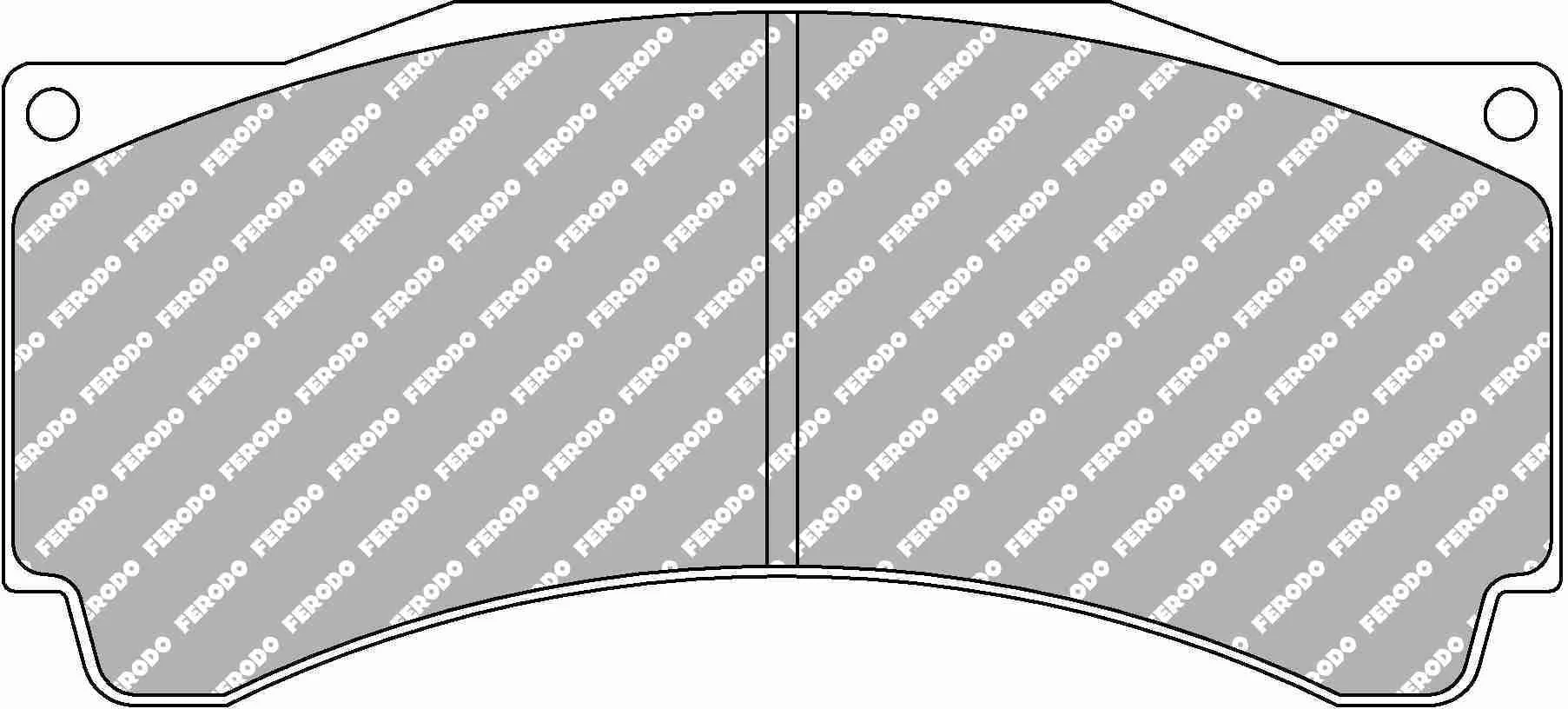 Ferodo FRP3144ZB DSUNO AP CP5060, CP5555, CP 9660 & CP9661 Caliper Brake Pads