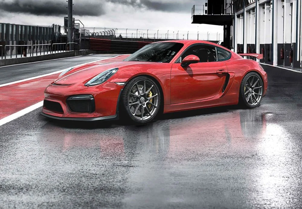 Forgeline Wheels Porsche 981 Cayman GT4 Track Package