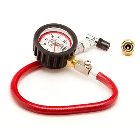 Rugged Low pressure glow in the dark tire guage