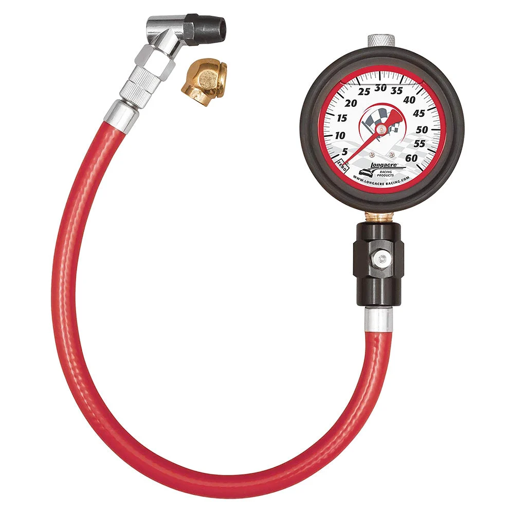 Longacre Liquid Filled 2½” Tire Gauge (0-60 psi)