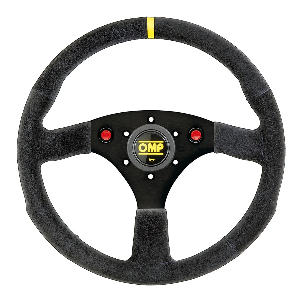 OMP 320 ALU S Steering Wheel | 320mm Flat Suede Racing Wheel