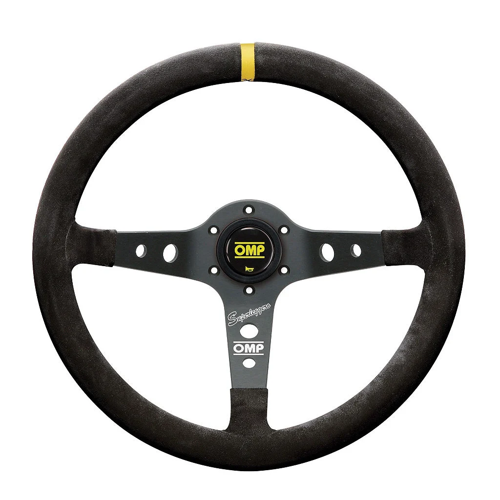OMP Corsica Superleggero Steering Wheel – 350mm Diameter Black Suede