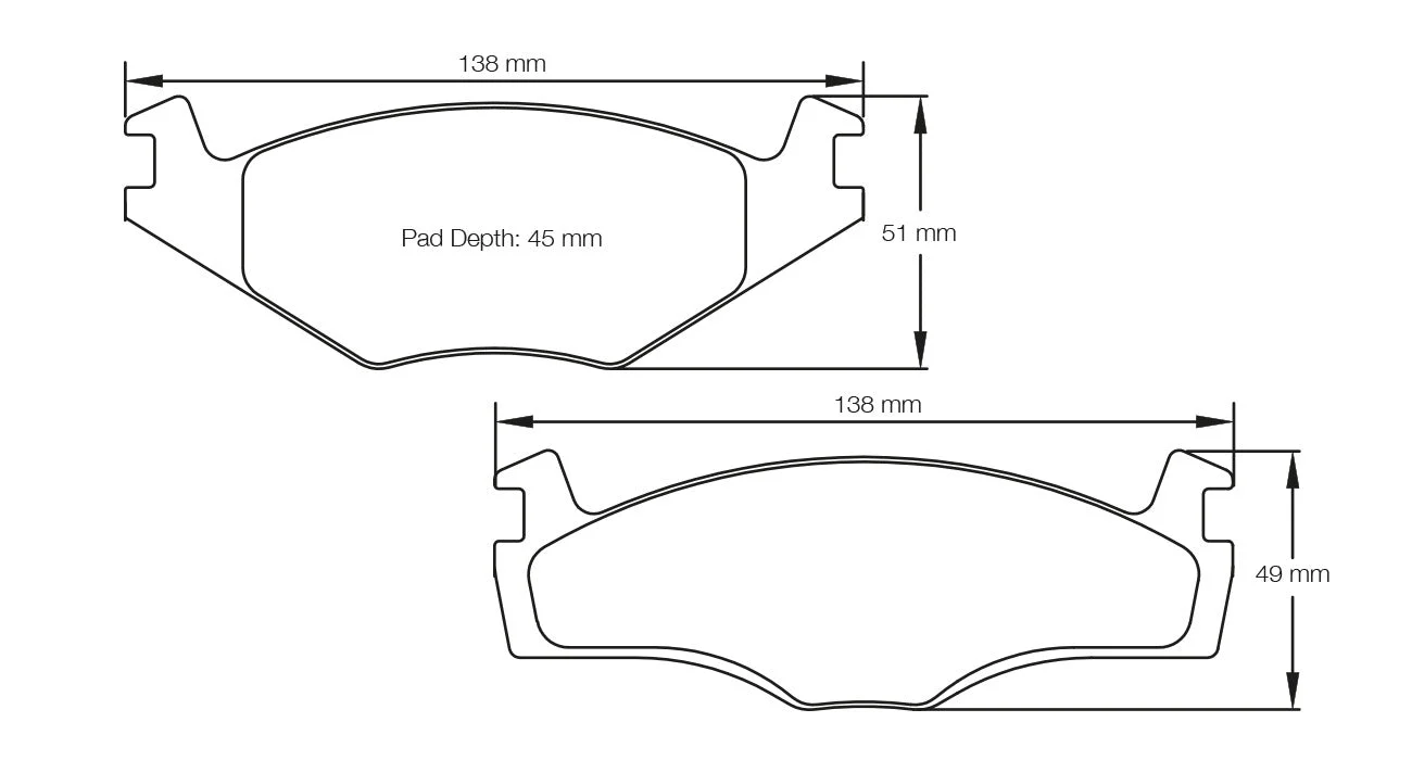 Girodisc GP-Series Front Brake Pads No. 4011 (Front)