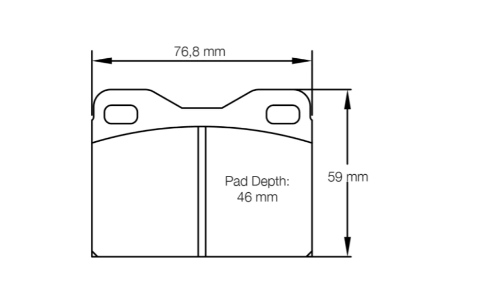 Pagid Racing Brake Pads No. 4623 (Rear)
