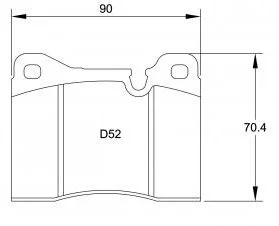 Pagid Racing Brake Pads No. 4702 (Front)