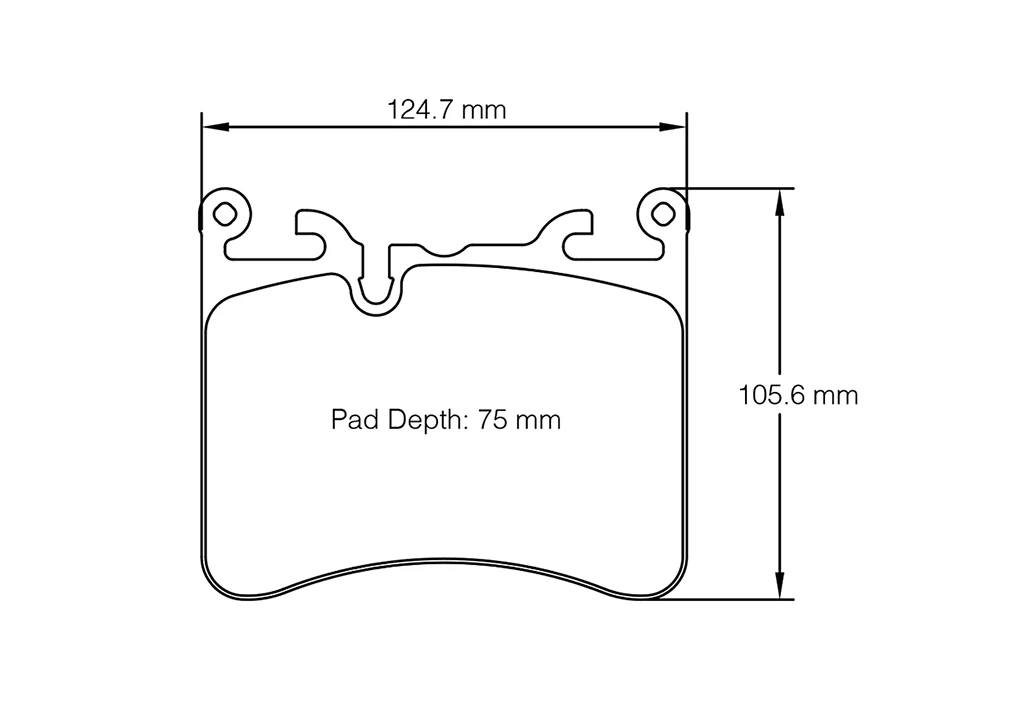 Pagid Racing Brake Pads No. 8270 (Rear) | Ceramic Brakes