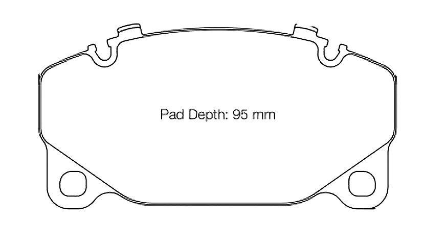 Pagid Racing Brake Pads No. 8286 (Front)