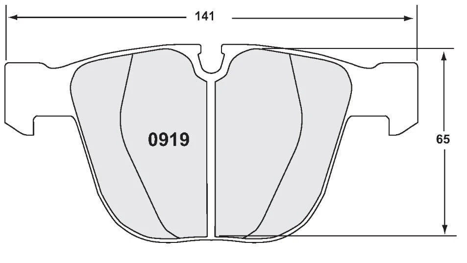 Performance Friction PFC Brake Pads 0919.XX.16.44
