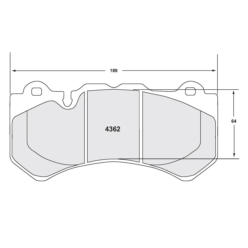 PFC Brake Pads 4362.08.19.44 (Front)