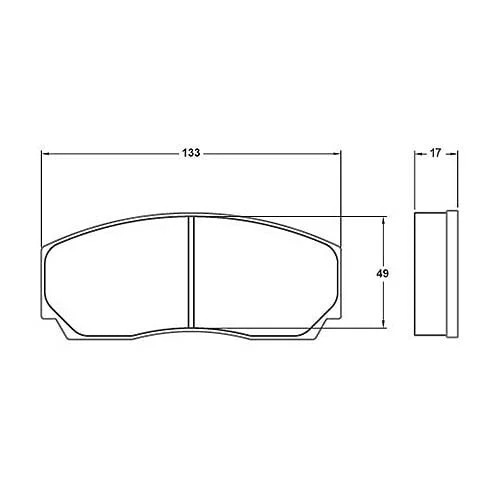 Performance Friction PFC Brake Pads 7767.01.YY.44 (Rear)
