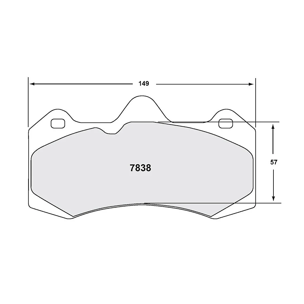PFC Brake Pads 7838.08.17.44 (Front)