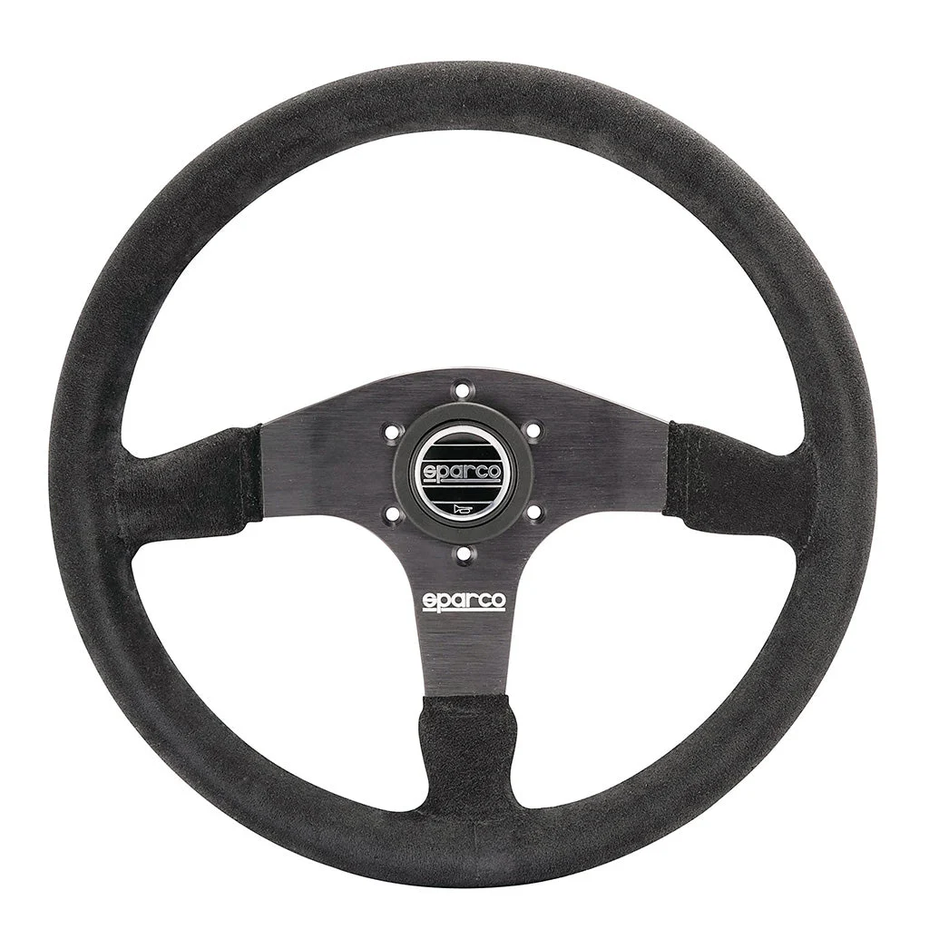 Sparco Competition R375 Steering Wheel – 350mm Suede Racing Wheel with 36mm Dish