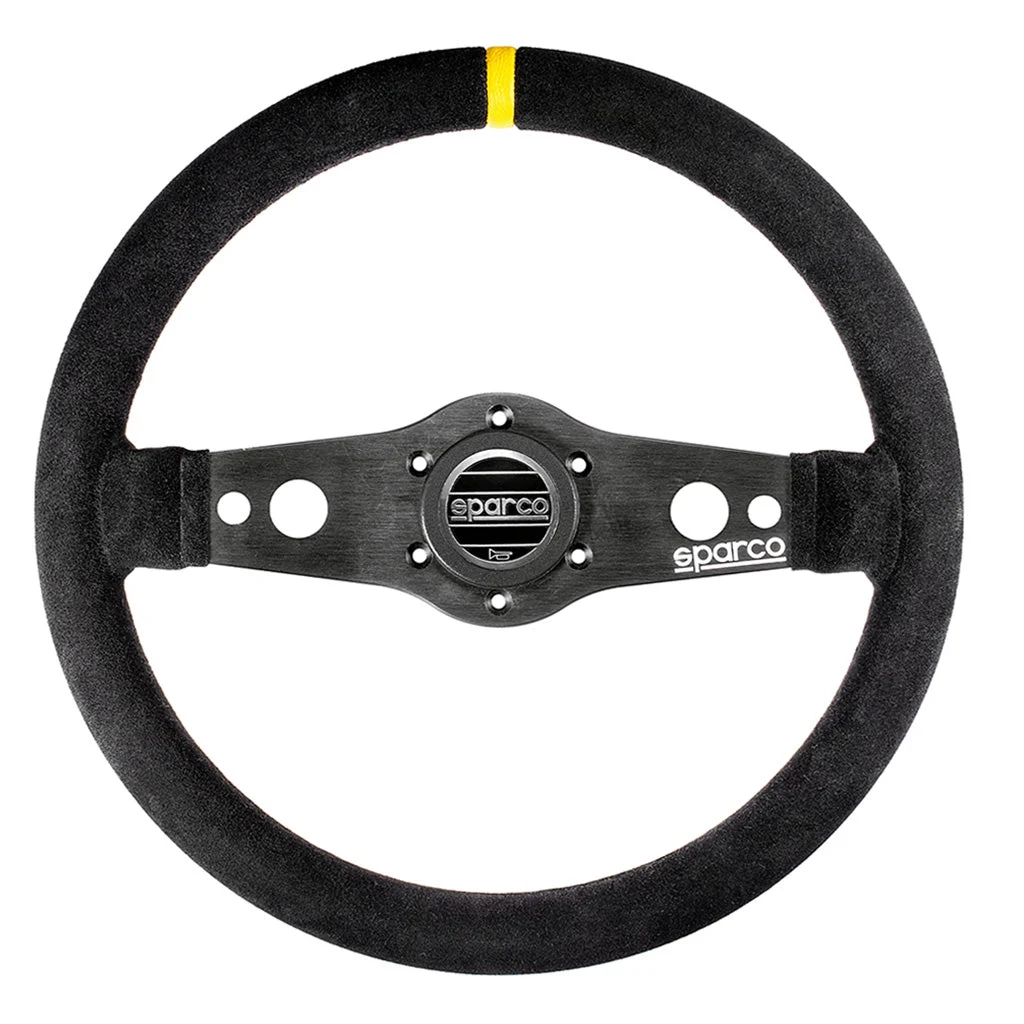 Sparco Competition R 215 Flat Steering Wheel | 350mm Suede/Leather