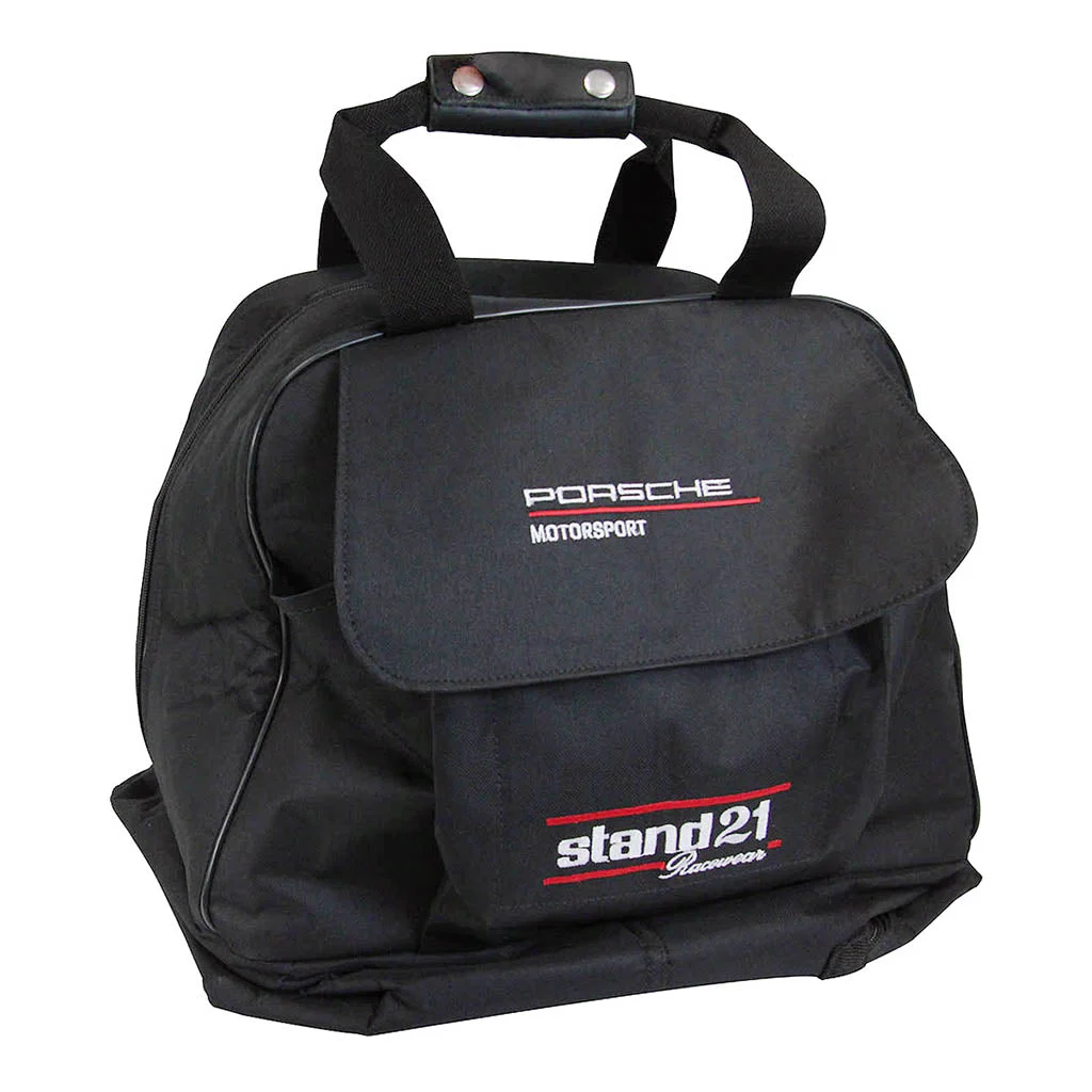 Stand 21 Porsche Motorsport Helmet & HNR Bag