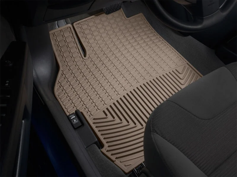 WeatherTech 14-16 Jeep Wrangler Rear Rubber Mats - Tan