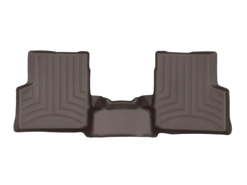 WeatherTech 2019+ Chevrolet Silverado 1500 Double Cab (1st Row Bench) Rear FloorLiner - Cocoa