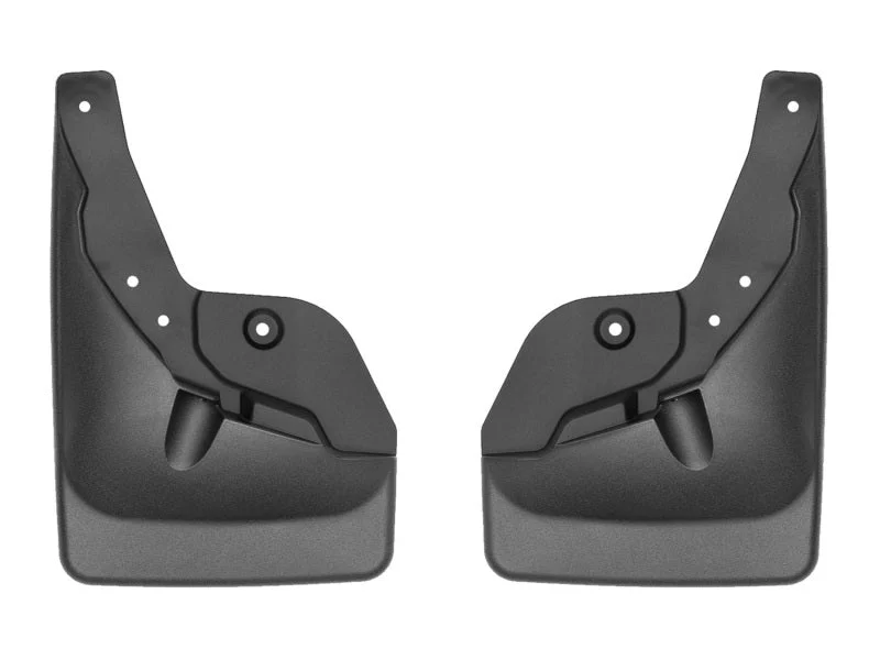WeatherTech 2024 Toyota Tacoma No Drill Front MudFlaps - Black