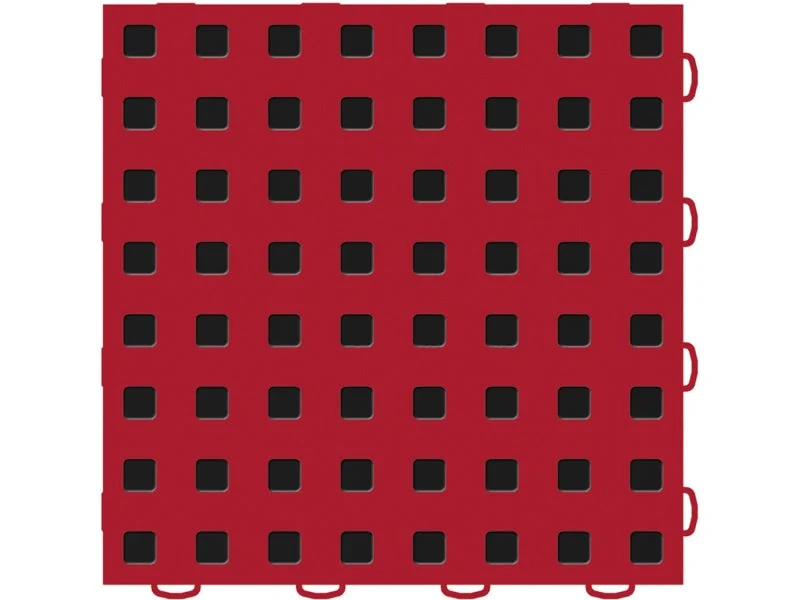 WeatherTech TechFloor - 3in X 12in Tiles(Right Loop) - Red/Black **Order in Qtys of 10