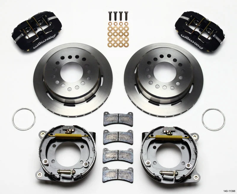 Wilwood Dynapro Low-Profile 11.00in P-Brake Kit Ford 8.8 w/2.50in Offset-5 Lug