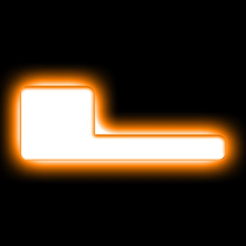 ORACLE Lighting Universal Illuminated LED Letter Badges - Matte Wht Surface Finish - L