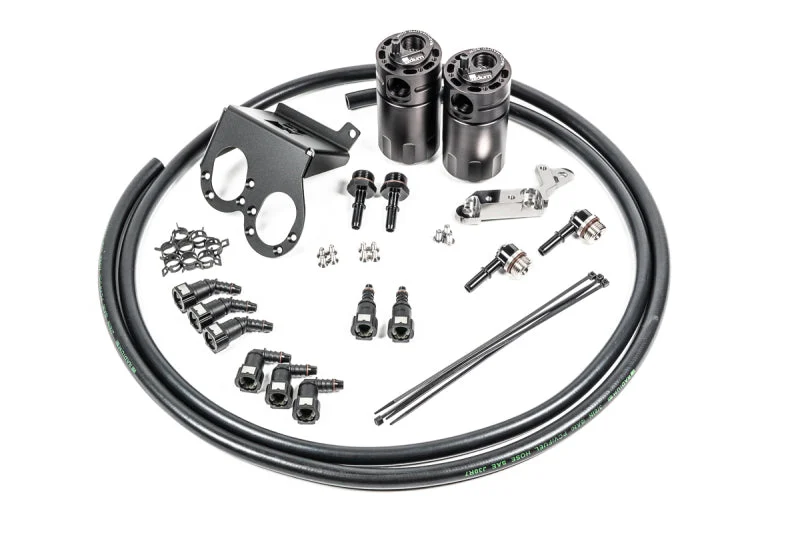 Radium Engineering Dual Catch Can Kit 17-19 Corvette LT1 w/ Dry Sump Fluid Lock